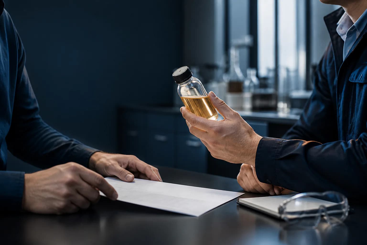 Technical sales discussion about a petroleum product requirement